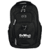 A black High Sierra Business 17" 42L computer backpack featuring multiple compartments and a logo.