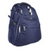 A navy blue High Sierra Access 3.0 Backpack with multiple zippered compartments and a branding logo.