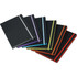 A set of Colour Pop JournalBooks featuring black covers with colourful elastic bands in various shades including purple, green, and orange.