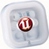 Colour Pop Earbuds in a compact case, featuring multiple earbud tips and a logo.