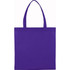 A purple non-woven tote bag with two handles and no visible branding.