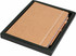A gold glitter A5 notebook with an elastic band and a matching pen, neatly presented in a black gift box.