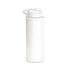 A drink bottle in white, featuring a secure lid and a branding logo. Holds 800ml of liquid.