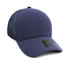A navy nylon/mesh cap with a textured surface and a logo on the front.
