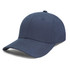 A navy blue premium Rpet cap with a curved brim and a logo on the front.