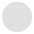 A round white beach towel with fringed edges, suitable for leisure and outdoor activities.