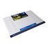 A large A3 notepad with a white surface, featuring a calendar grid and a blank writing area at the top. 