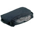 A black Platform Shoe Carrier featuring a zippered closure and a mesh side for ventilation. It has a handle for easy transport.