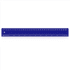 A 30cm blue plastic ruler with both metric and imperial markings, featuring a hole for easy storage.
