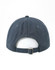 A dark blue cotton twill unstructured cap featuring a rear adjustable strap and a logo on the back.
