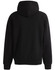 A black unisex premium fleece oversized hoodie with a hood, featuring a simple design and no visible logos.
