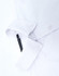A white men's smart casual long-sleeve shirt featuring button details and a pocket with a pen.