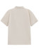 A classic short-sleeve polo shirt in beige with a collar and a logo on the back.