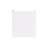 A white box with a smooth surface and gold accents on the corners, featuring a logo.