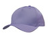 A cap in a soft lavender colour, featuring a curved brim and a simple design. It has a logo on the front.