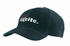 A dark navy cap featuring a logo on the front with a curved brim and adjustable strap at the back.
