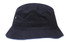 A navy blue Brushed Sports Twill Bucket Hat with a discreet logo on the side.