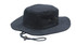 A navy heavy sports twill hat with a wide brim and adjustable drawstring, featuring ventilation eyelets.