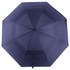 A navy blue vented tipless golf umbrella with an octagonal shape and a central opening mechanism.