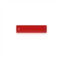 A red 15cm ruler with measurement markings and a logo on one side, suitable for office use.