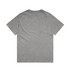 A grey Stone Wash Heavy Tee with a relaxed fit and a simple design, featuring a logo on the back.