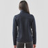 A women's Appaloosa knit jacket in navy, featuring a fitted design and a high collar, with a logo on the back.