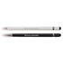 Two Mirage Aluminium Inkless Pens in black and white, featuring the branding "Puzzle Dominion" near the grip.