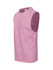 A stone wash sleeveless tank top in a muted purple colour, featuring a subtle branding label.
