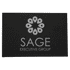 A black box featuring a circular logo and the text "SAGE EXECUTIVE GROUP" in silver.