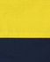 A two-toned long-sleeve shirt featuring a yellow upper section and a navy lower section, with a logo.