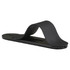 A black smartphone strap designed for securing phones. The product features a sleek, curved design with a soft texture.