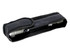 A gunmetal torch stored in a black fabric case, designed for keyrings and tools.