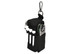 A black golf accessories pouch with a clip, featuring space for tees and a ball marker.