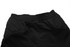 Black soccer goalkeeper pants featuring a drawstring waist and green stitching details. Includes a logo on the waistband.