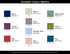 A selection of colour swatches for the Argento Matt Pen, including navy, stone, sage green, and more.