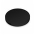 A round black magnetic charger with a USB-C port. It features a sleek, minimalist design.