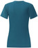 A teal ladies' premium cotton short-sleeve tee shirt with a fitted design and no visible branding.