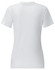 A white ladies' short sleeve tee shirt displayed from the back. It features a fitted design and includes a logo.