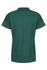 A green polo shirt with a collared neckline and short sleeves. The back view displays a simple design with no embellishments.
