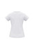 A grey women's short sleeve tee featuring a fitted design and a logo at the back.