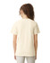 A cream adult heavyweight T-shirt, viewed from the back, with short sleeves and a simple design.
