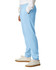 Light blue lightweight sweatpants with an elastic waistband and side pockets, paired with white sneakers.