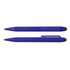 A blue Chameleon Pen and Stylus featuring a sleek design, with one pen having a clip and a black tip.