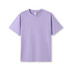 A lilac unisex modern fit tee featuring a classic crew neckline and short sleeves, with a simple logo on the label.