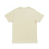 A beige modern fit unisex T-shirt with a simple, unembellished design and no visible branding.