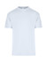 A light blue unisex regular T-shirt with a round neck and short sleeves, featuring a logo.