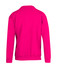 A vibrant pink adult poly cotton fleece jumper with a simple design and no visible branding.