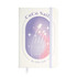 A white pocket notebook with an illustration of a hand and nail polish against a gradient background. It has a logo.