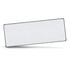 A rectangular gaming mat in white with a black border, suitable for office and business use.