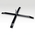 A black metal base with a cross design, designed to support a feather flag kit. Features a central joint for attachment.